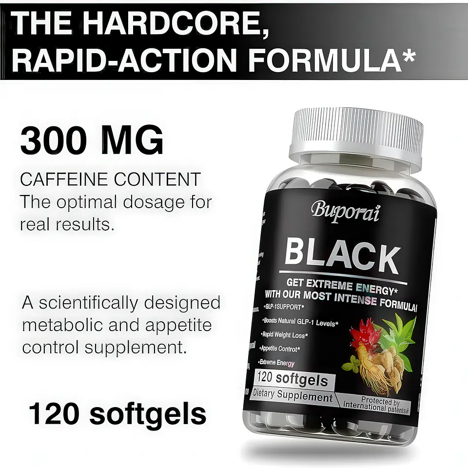 Black Fórmula Botánica Metabólica 120 Cápsulas 5