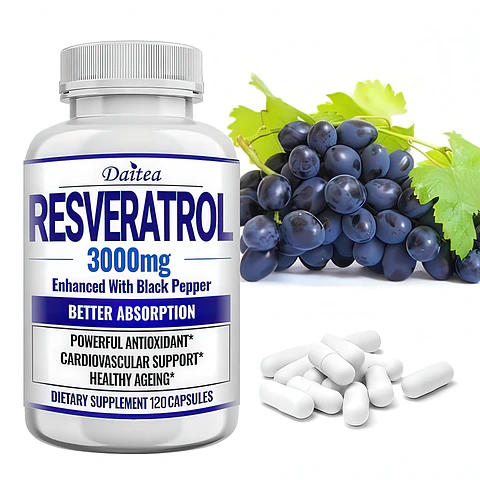 Resveratrol 3000 Mg 120 Cápsulas Original