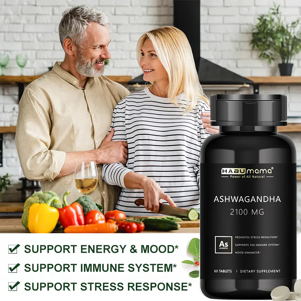 Habumama Ashwagandha 2100 mg (60 Tabletas / Cápsulas Vegetales) 8