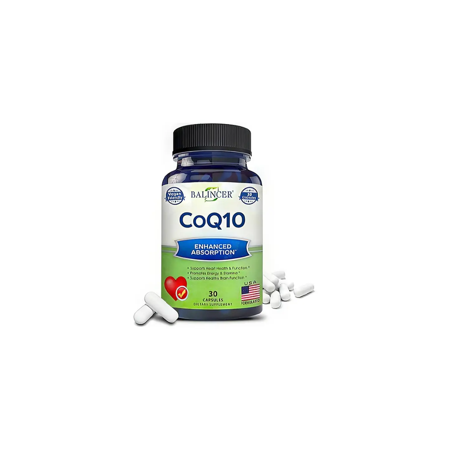 Coenzima Q10 Botella De 30 Cápsulas 1