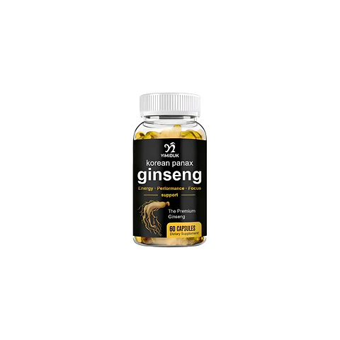 Panax Ginseng Coreano Con Ginkgo Y L-Carnitina 60 Cápsulas