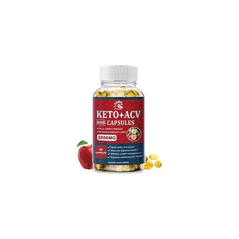 Suplemento Keto Advance + Acv 60 Cápsulas