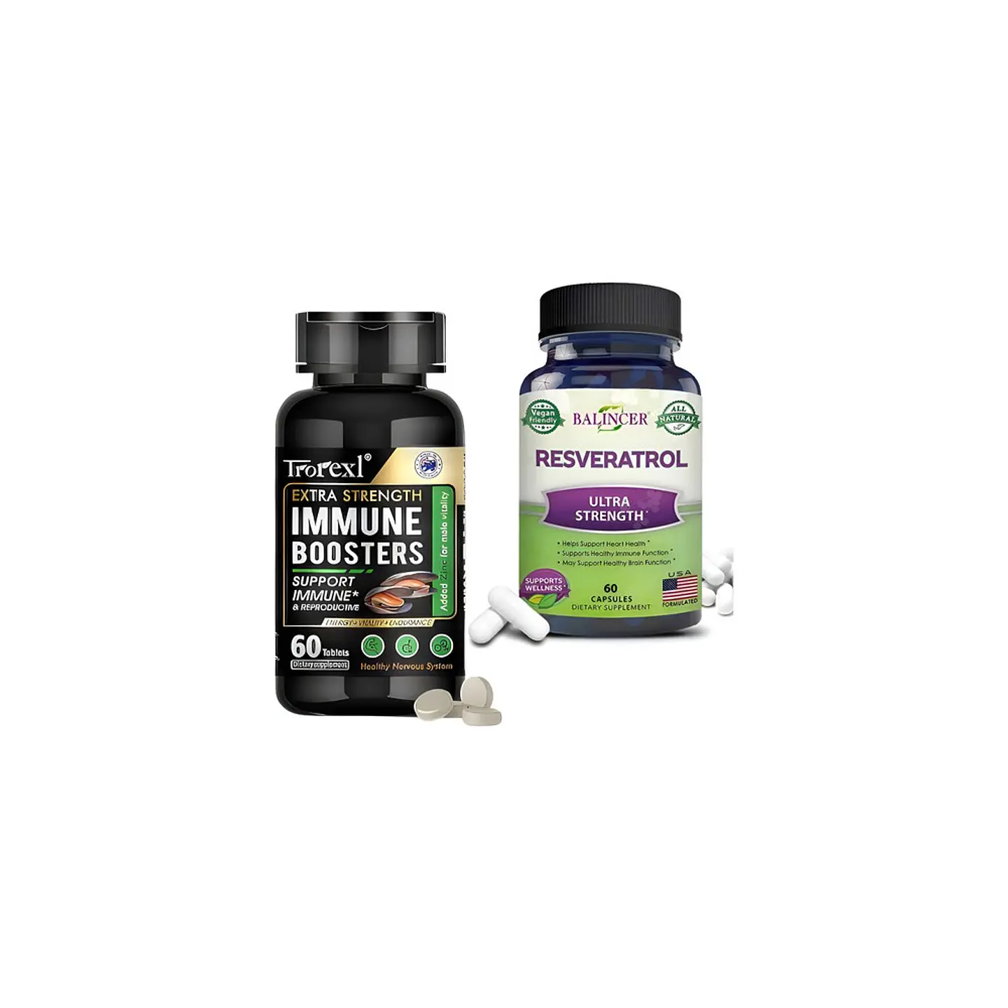 Pack Resveratrol + Fórmula Botánica Masculina 120 Cápsulas 1
