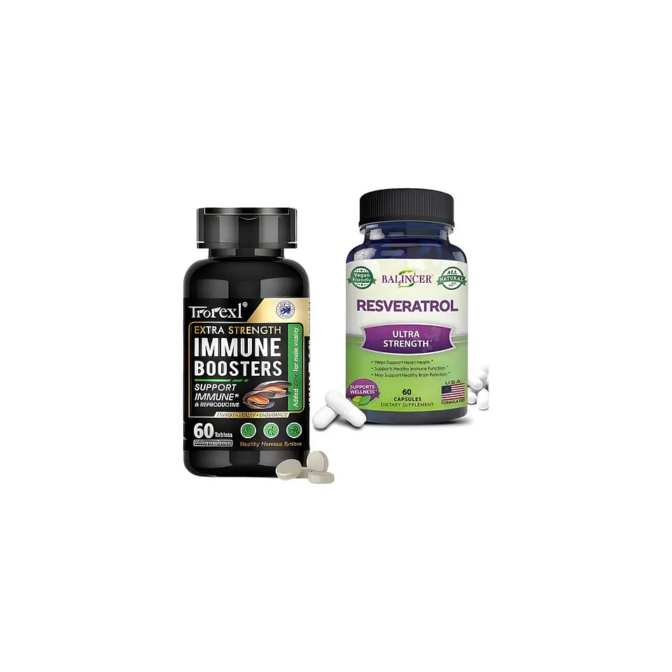 Pack Resveratrol + Fórmula Botánica Masculina 120 Cápsulas 1