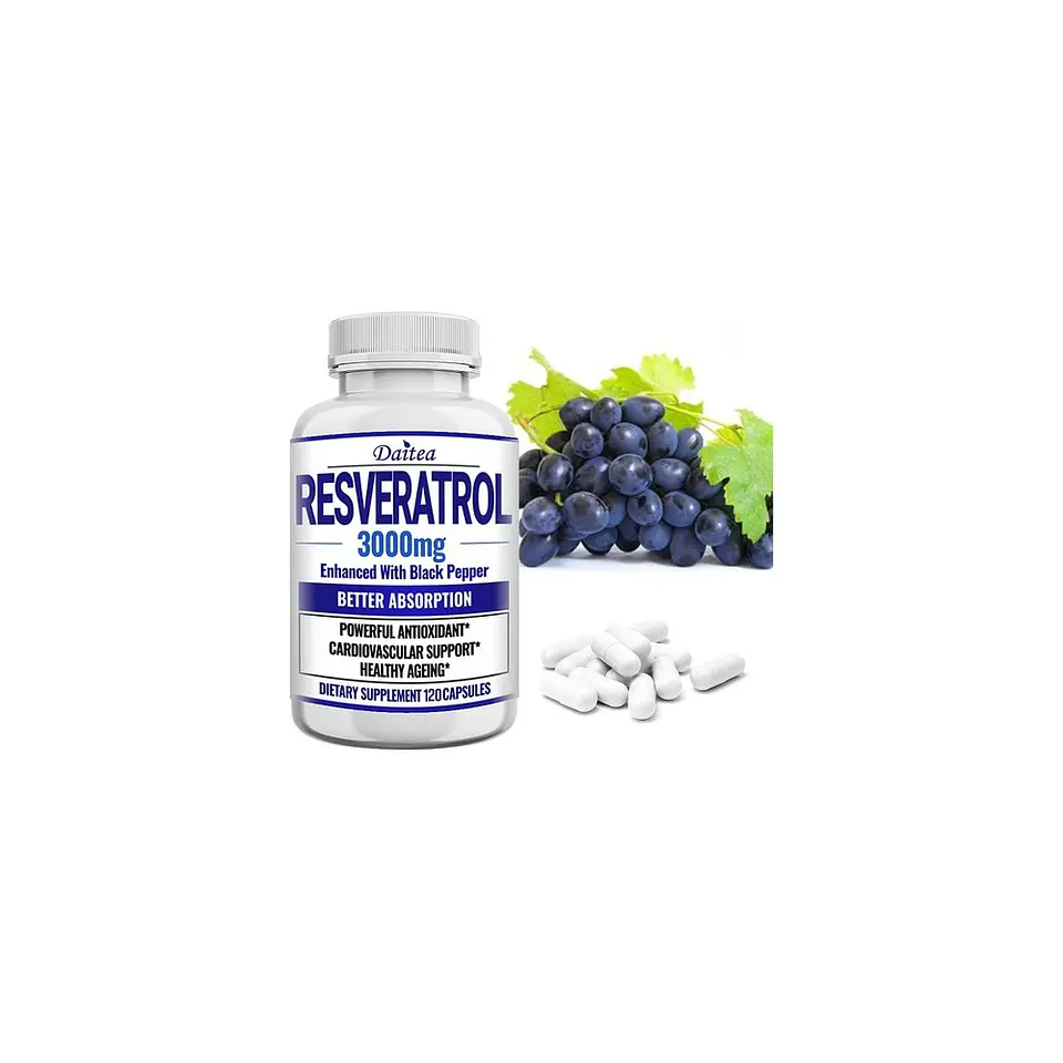 Pack Resveratrol 3000 mg Y Coenzyma Q10 400 mg 240 Cáp 6