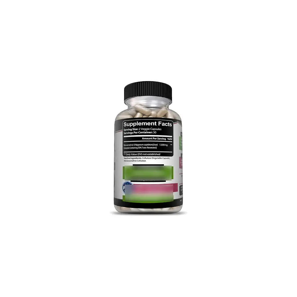 Pack Resveratrol 1200 Mg 120 Cápsulas X 2Unidades 2