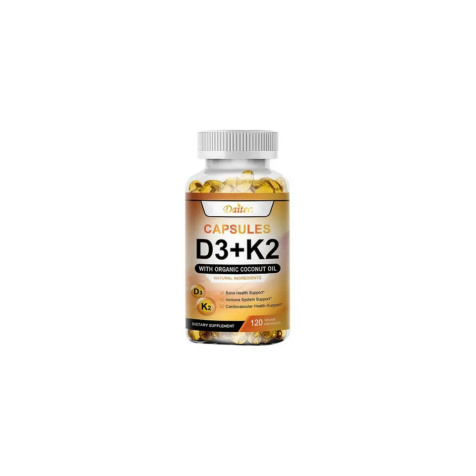 Vitamina D3 + Vitamina K2 5000Iu 120 Cápsulas 1