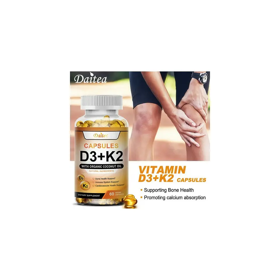 Vitamina D3 + Vitamina K2 5000Iu 120 Cápsulas 3