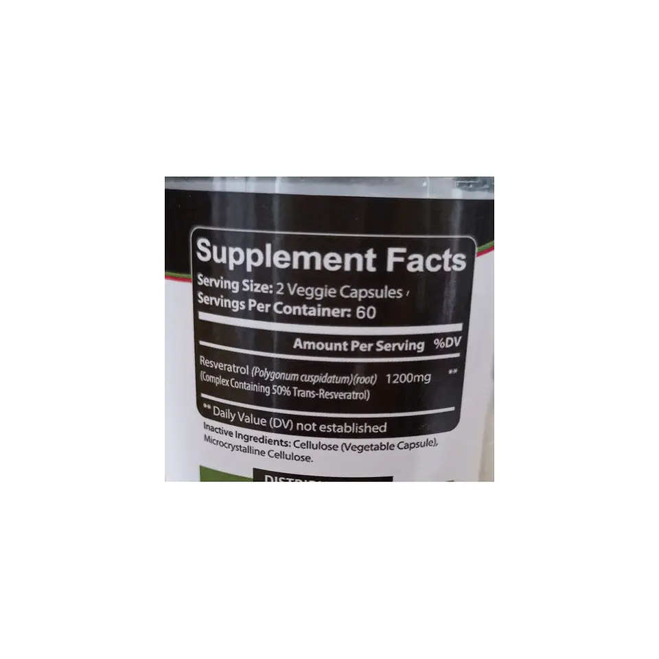 Pack Resveratrol 1200 mg & Coenzima Q10 400 mg 240 Cáp 3