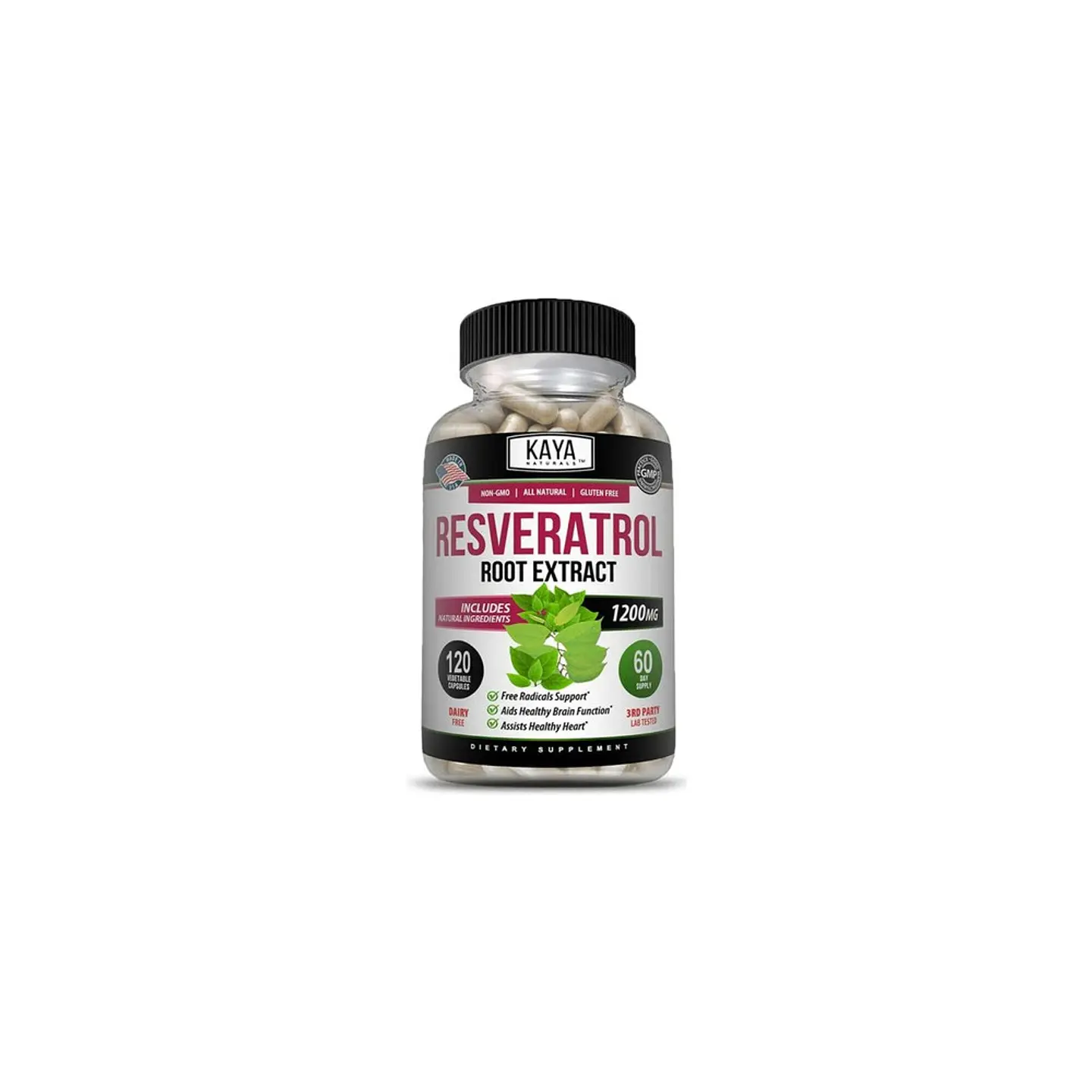 Pack Resveratrol 1200 mg & Coenzima Q10 400 mg 240 Cáp 5