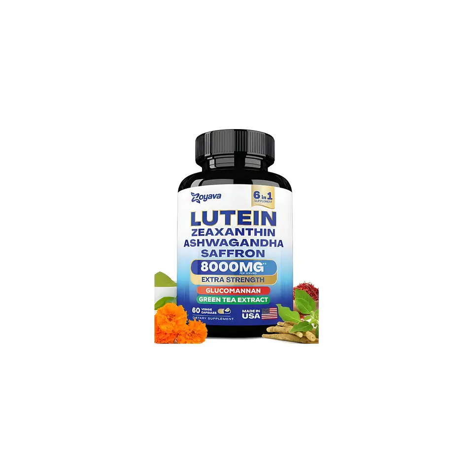 Lutein & Zeaxanthin 6 en 1 (60 Cápsulas Vegetales) 1