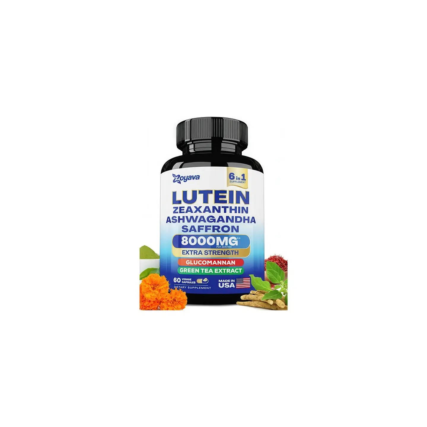 Lutein & Zeaxanthin 6 en 1 (60 Cápsulas Vegetales) 5