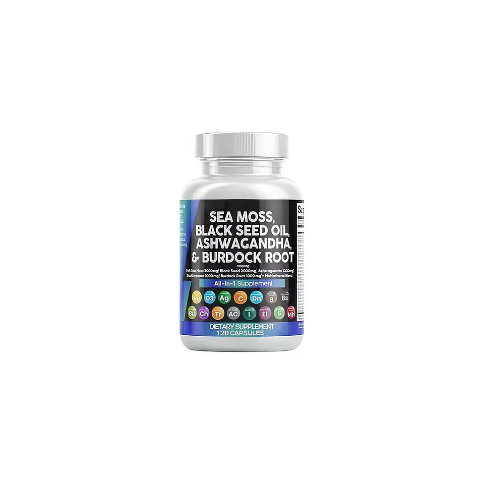 Pack Mix Melena De León Sea Moss Ashwagandha 120 Cápsulas 2