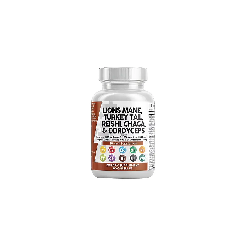 Pack Mix Melena De León Sea Moss Ashwagandha 120 Cápsulas 3