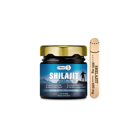 Extracto Puro De Resina Shilajit Del Himalaya 600 mg ALLIWISE