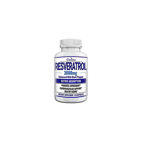 Resveratrol 3000 Mg 60 Cápsulas Suplemento Original