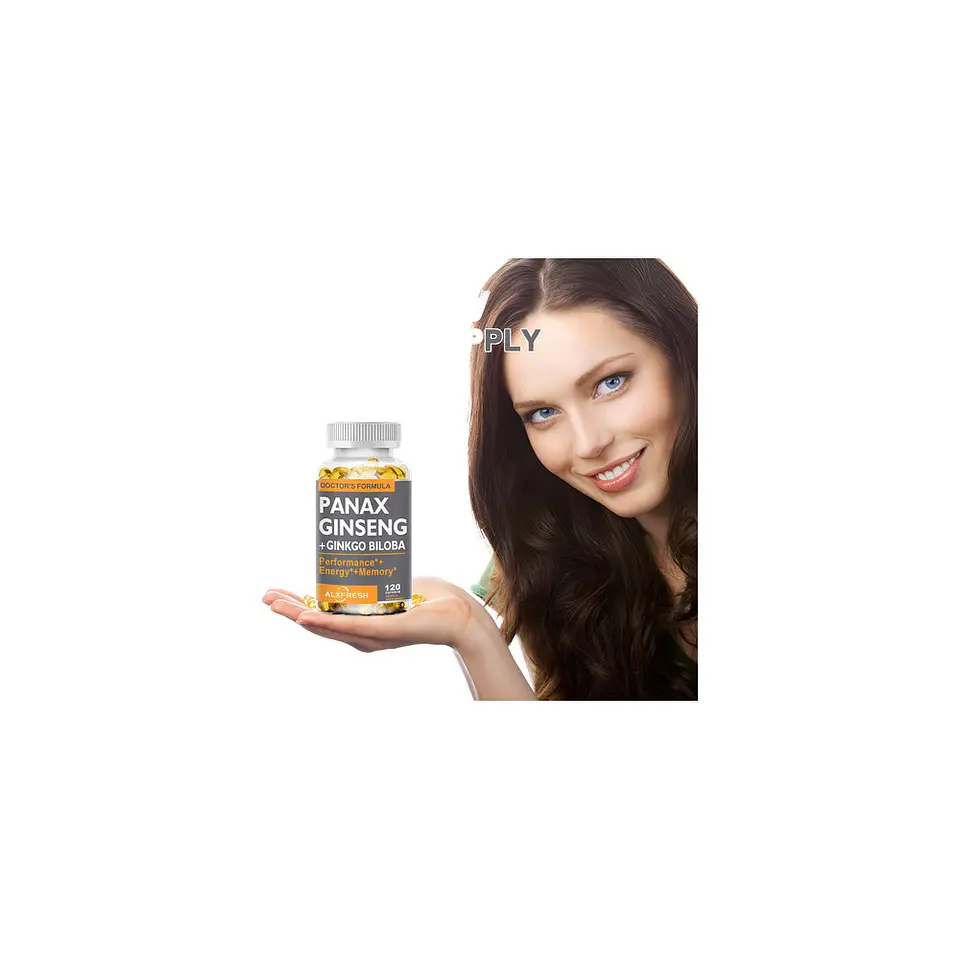 Panax Ginseng Ginkgo Biloba Ashwagandha Concentradas 120 Cáp 2