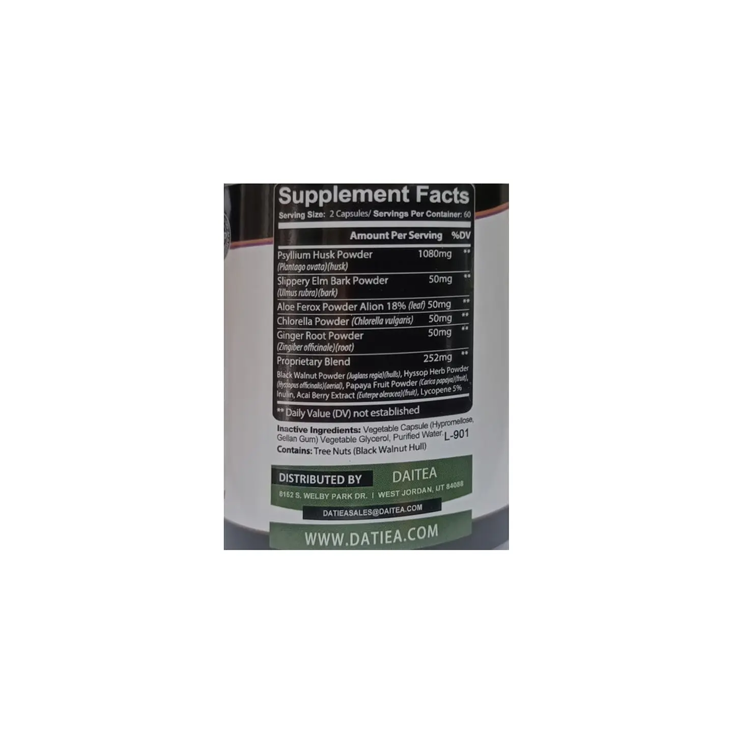Psyllium Husk Enzimas Digestivas Control De Peso 120 Cáp 2