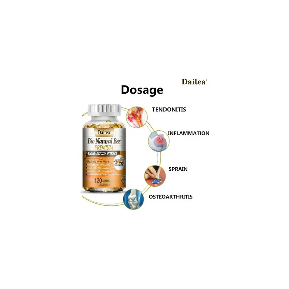 Extracto Veneno De Abeja + Glucosamina Premium 120 Cápsulas 5