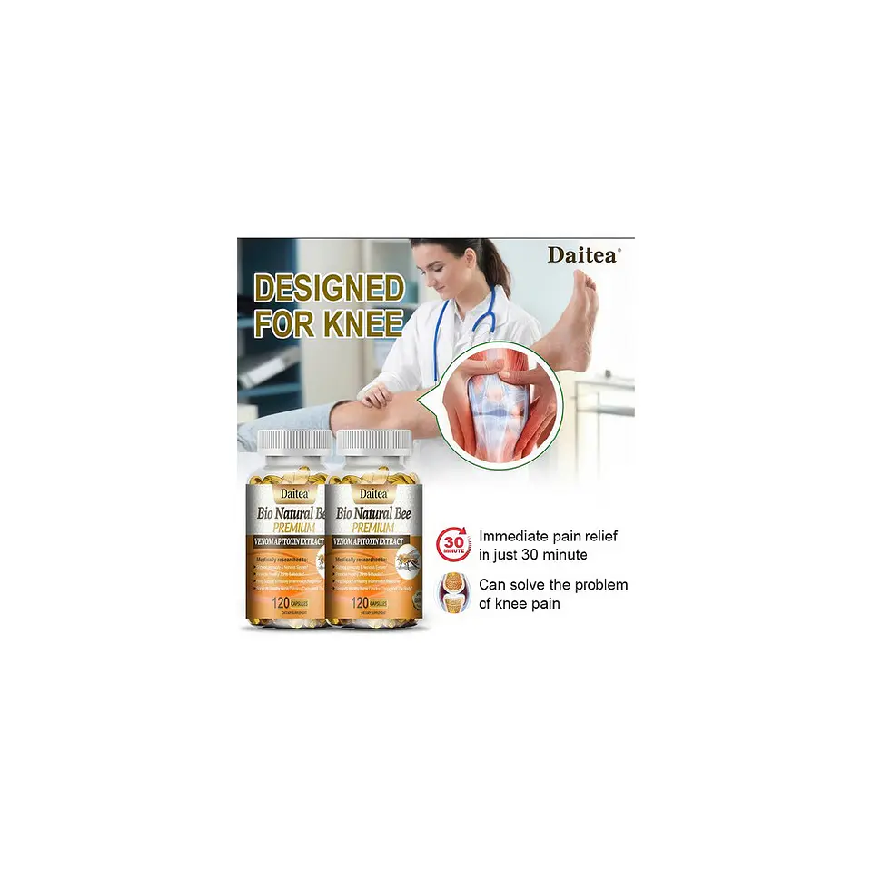 Extracto Veneno De Abeja + Glucosamina Premium 120 Cápsulas 6