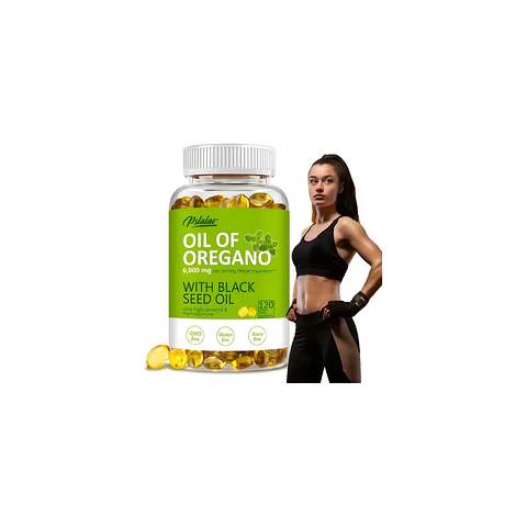 Aceite De Orégano Con Carvacrol Potenciado 6000 Mg 120 Caps