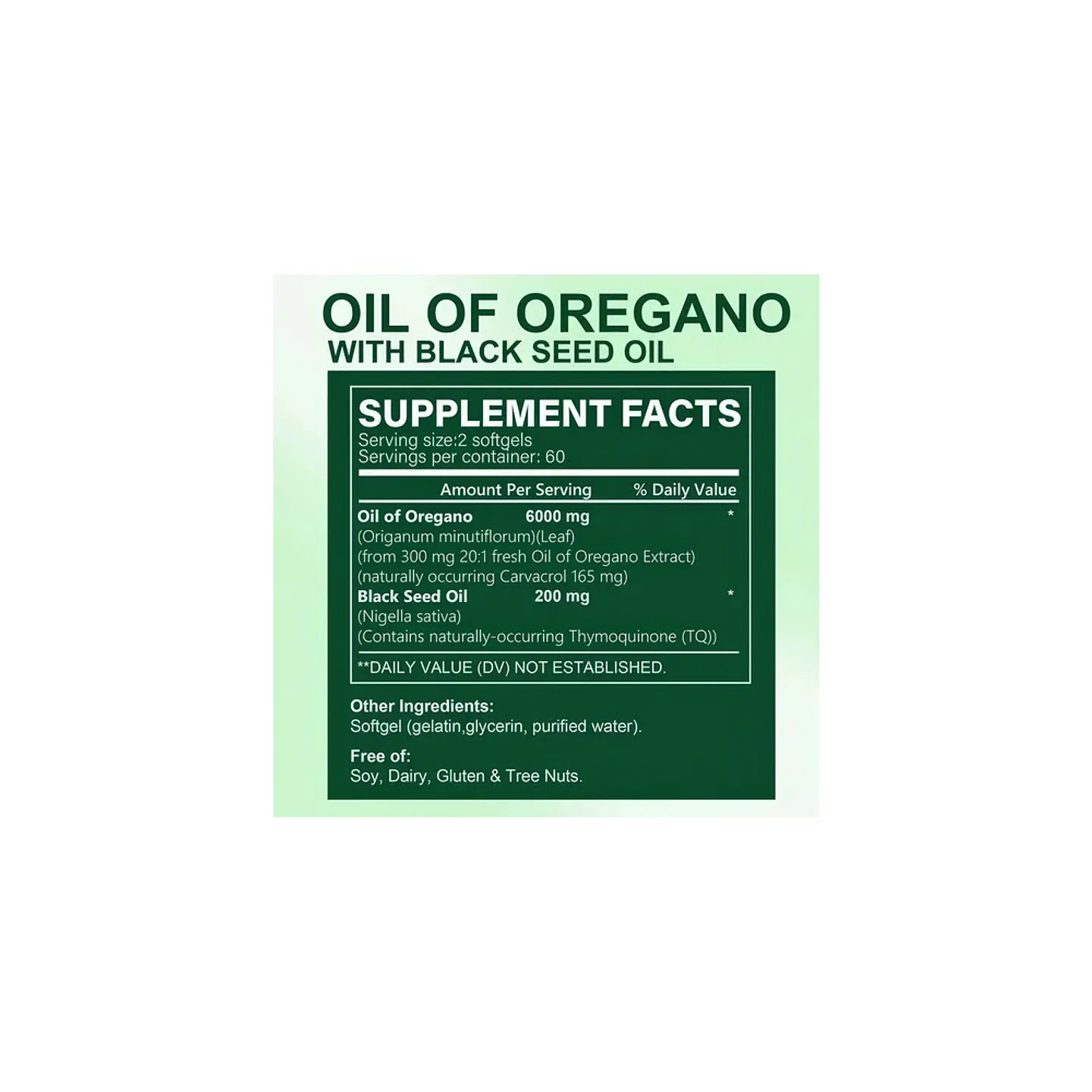 Aceite De Orégano Con Carvacrol Potenciado 6000 Mg 120 Caps 2