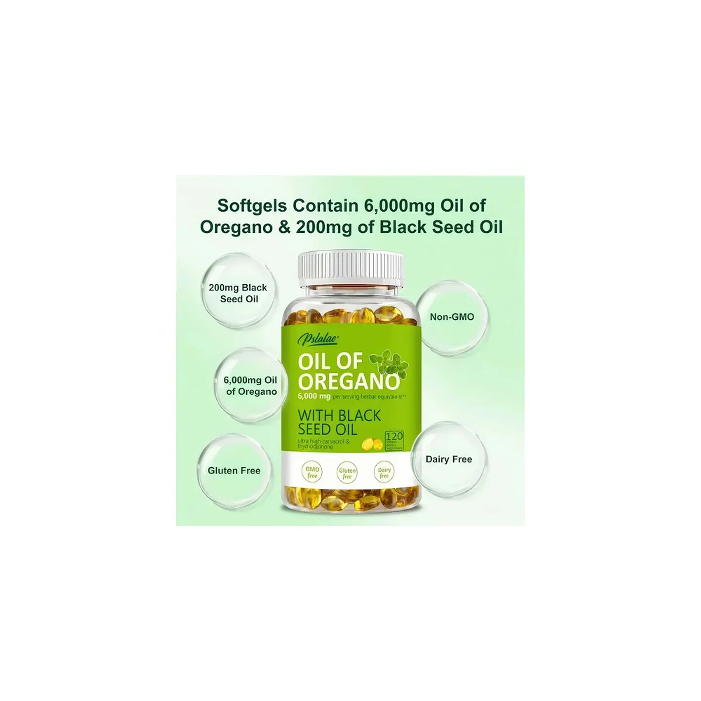 Aceite De Orégano Con Carvacrol Potenciado 6000 Mg 120 Caps 3