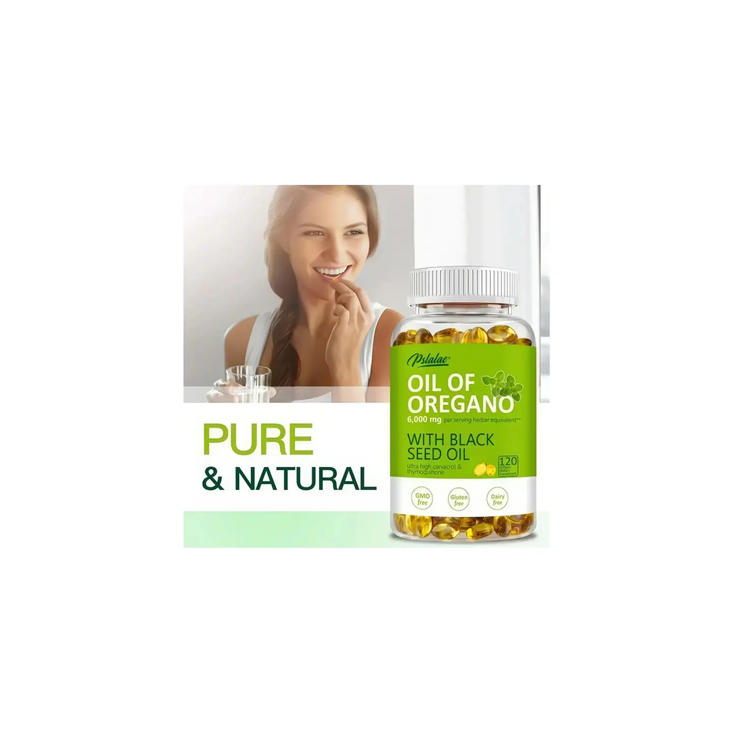 Aceite De Orégano Con Carvacrol Potenciado 6000 Mg 120 Caps 5