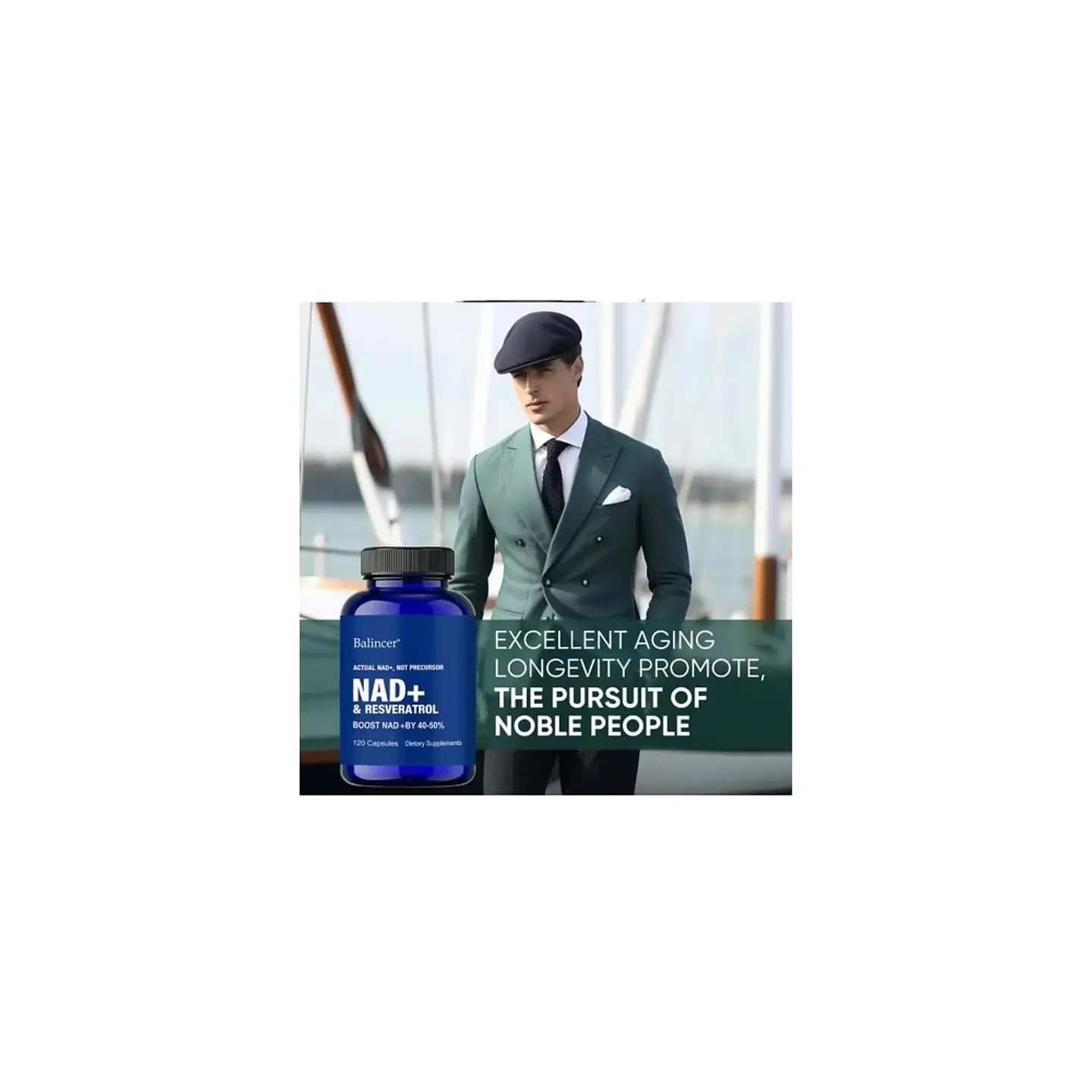 NAD+ Resveratrol Balincer 120 Cápsulas 7