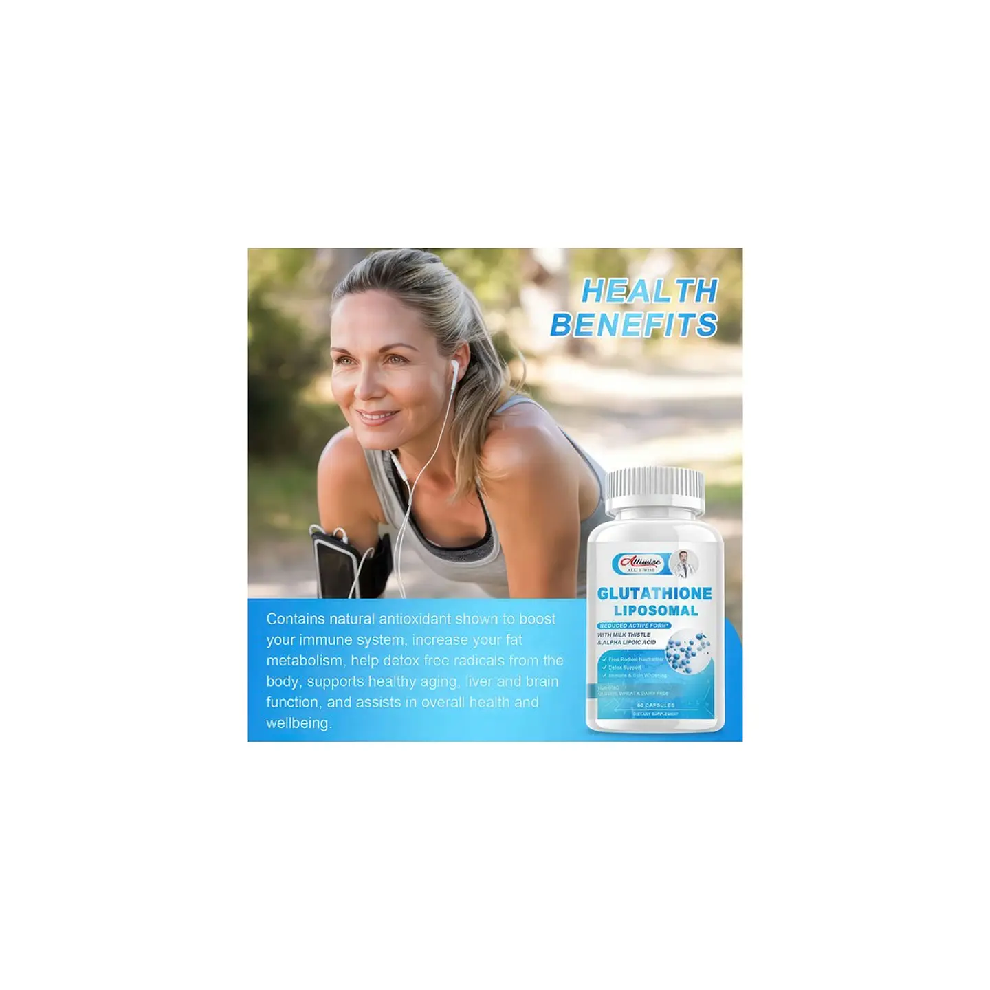 Glutatión Liposomal 60 Cápsulas 3