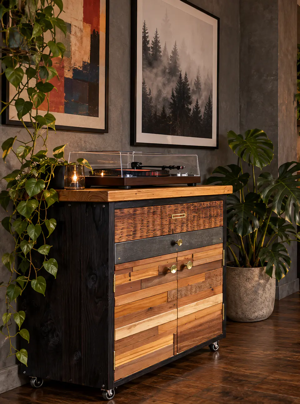 MUEBLE BAR / VINILOS MOVIL KURÜ 2