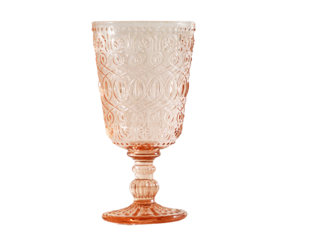 Set de 6 Copas Emperador Orange 250cc