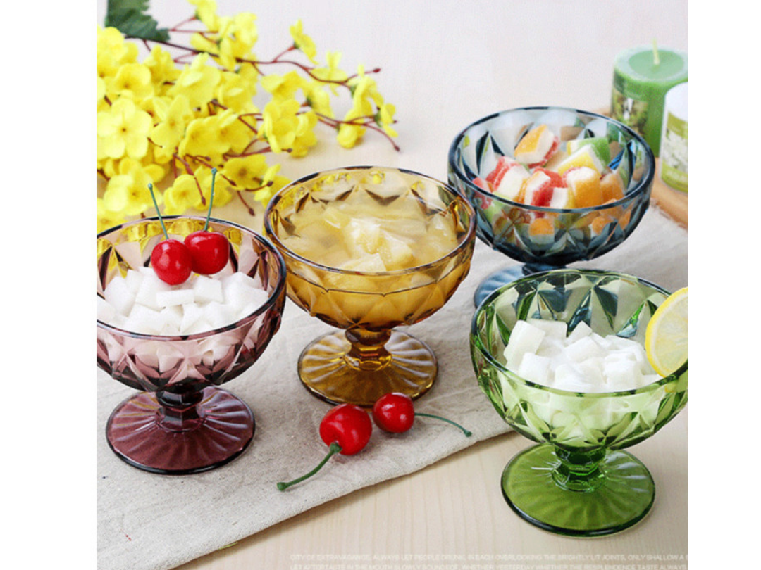 Set Rombo de 4 copas postre