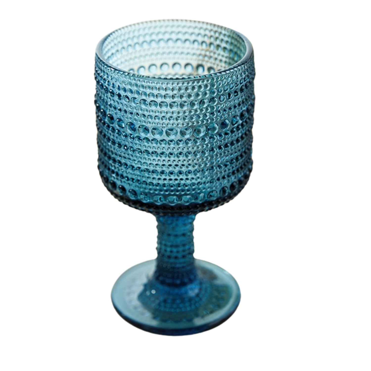 Set de 6 Copas Azul Modelo Gotas