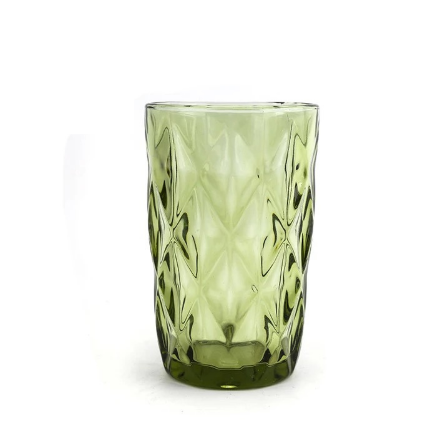 Set de 6 vasos verde grande