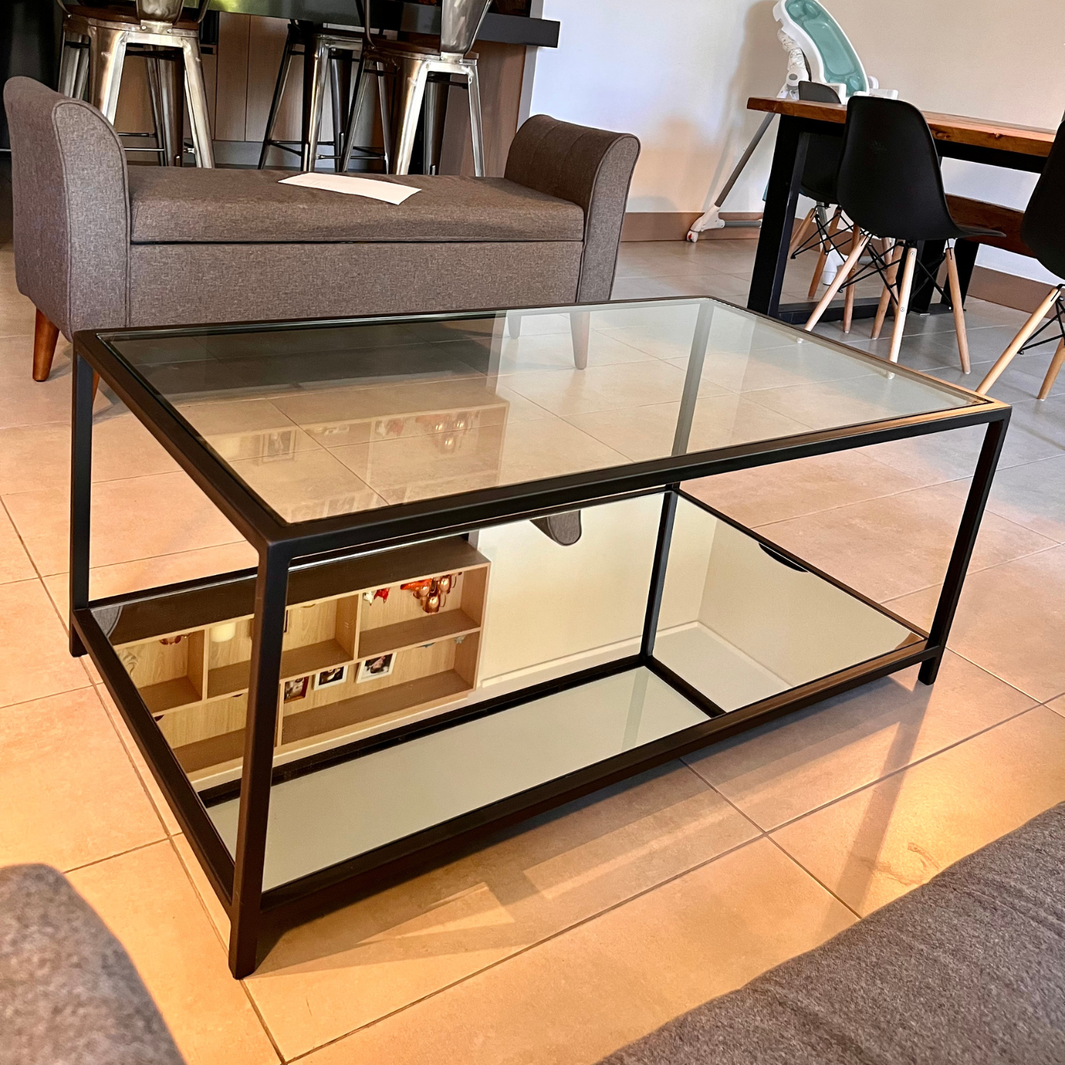 Mesa de Centro Praga Negra