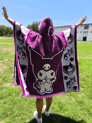 Poncho Kuromi (Morado)