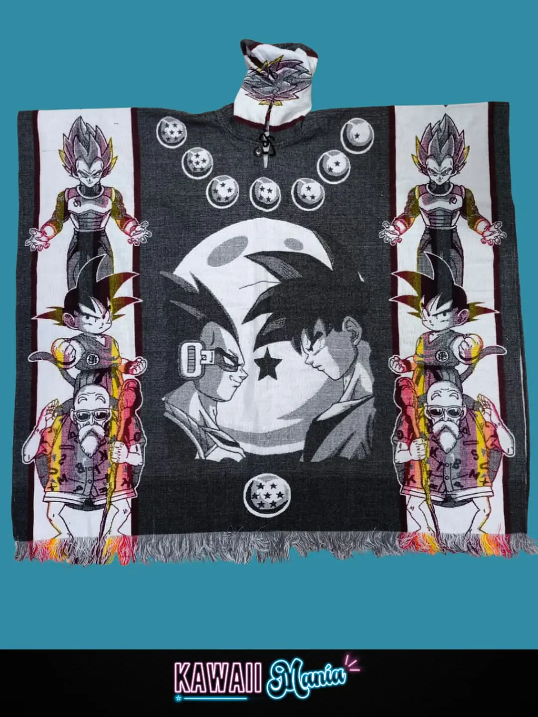 Poncho DRAGON BALL 3 (Gris) 1