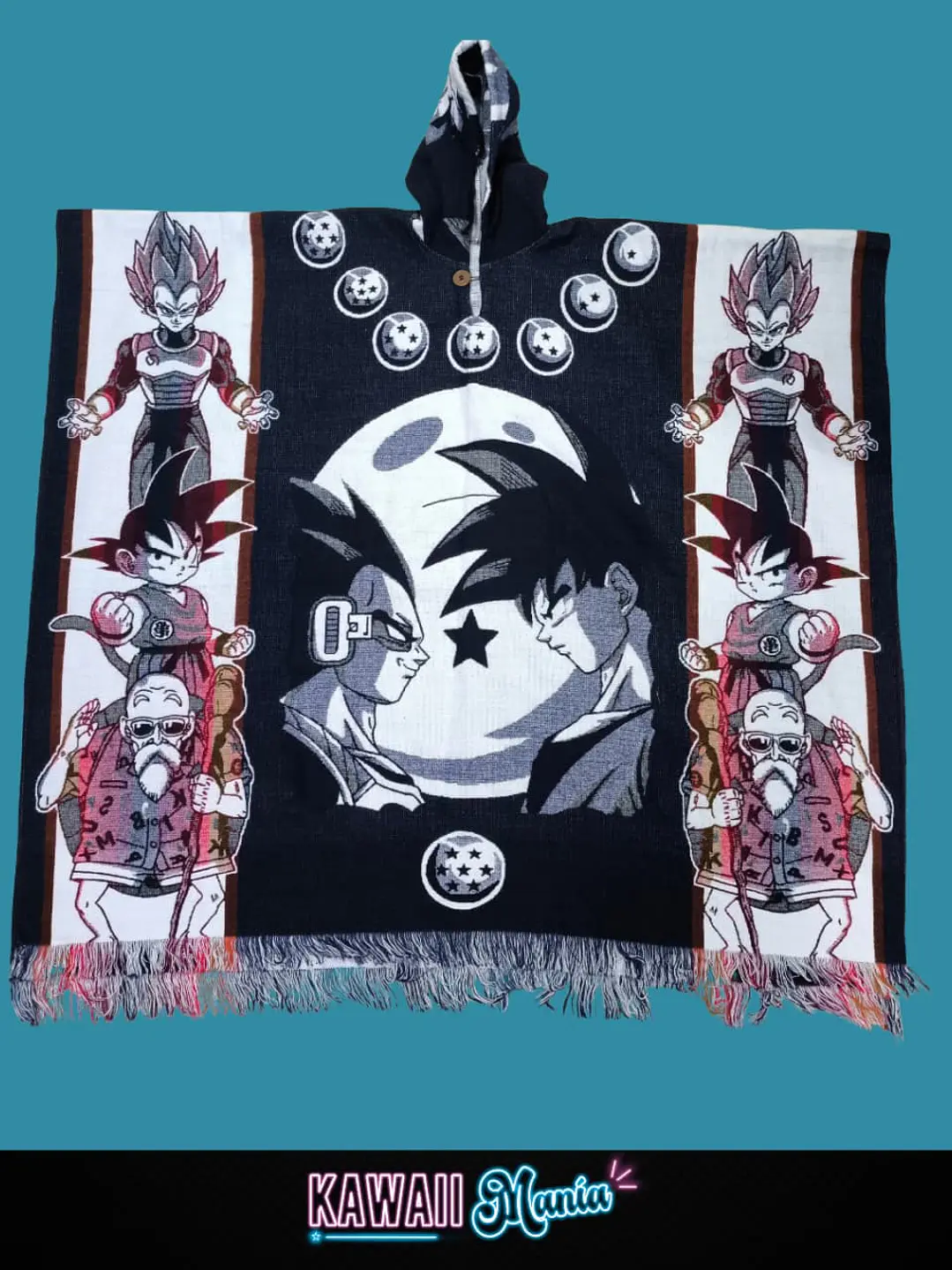 Poncho DRAGON BALL 2 (Azul Marino) 1