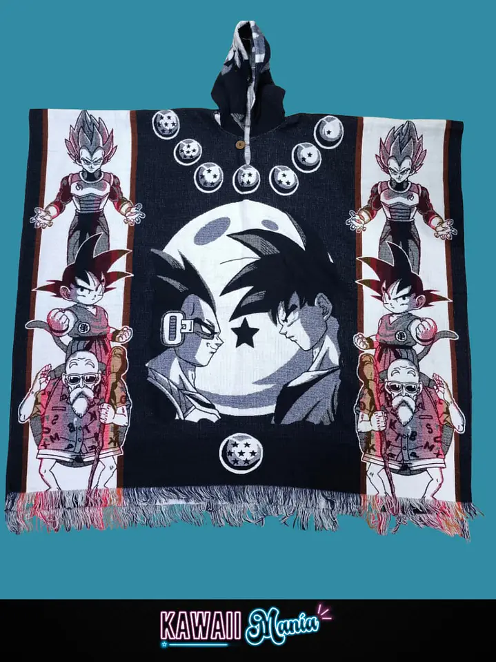 Poncho DRAGON BALL 2 (Azul Marino) 1