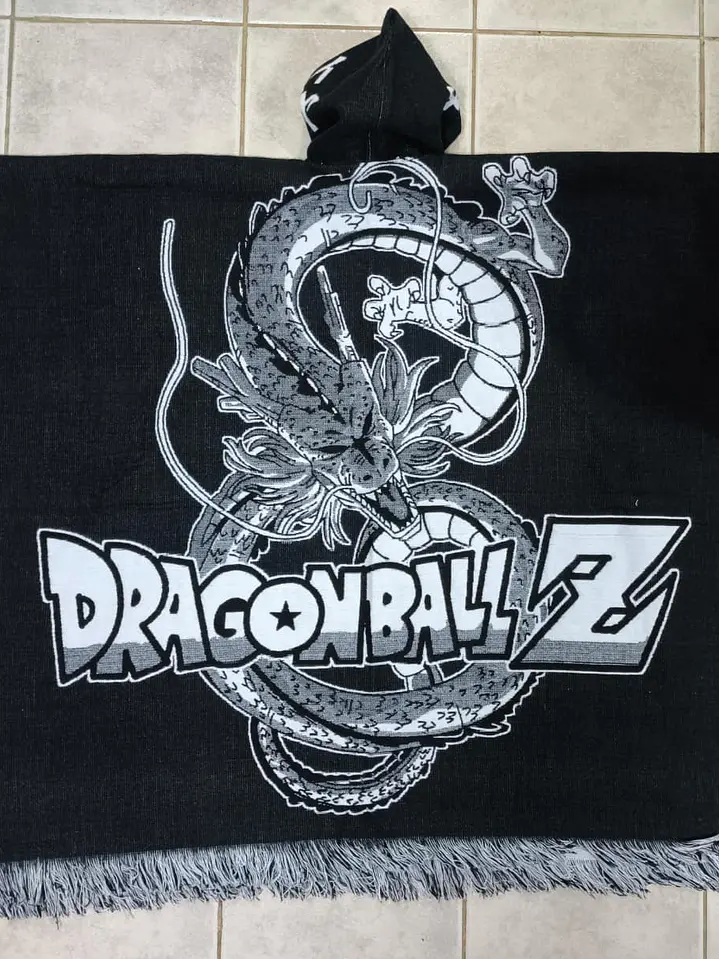 Poncho Goku Black Doble 5