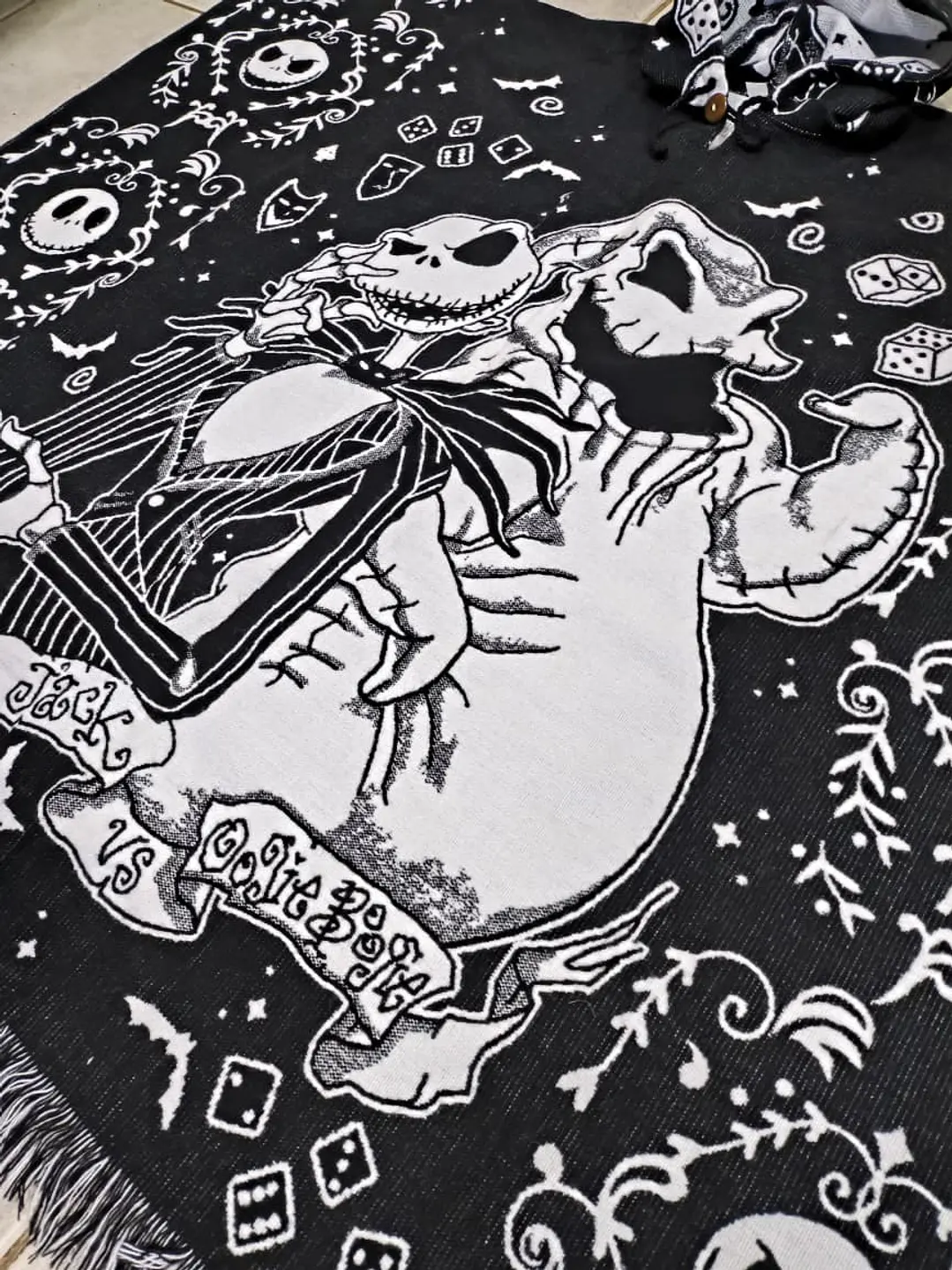 Poncho Jack Skellington Y Oogie Boogie 3