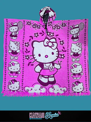 Poncho Hello Kitty (Fucsia)