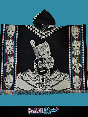 Poncho Groot (Color Negro)