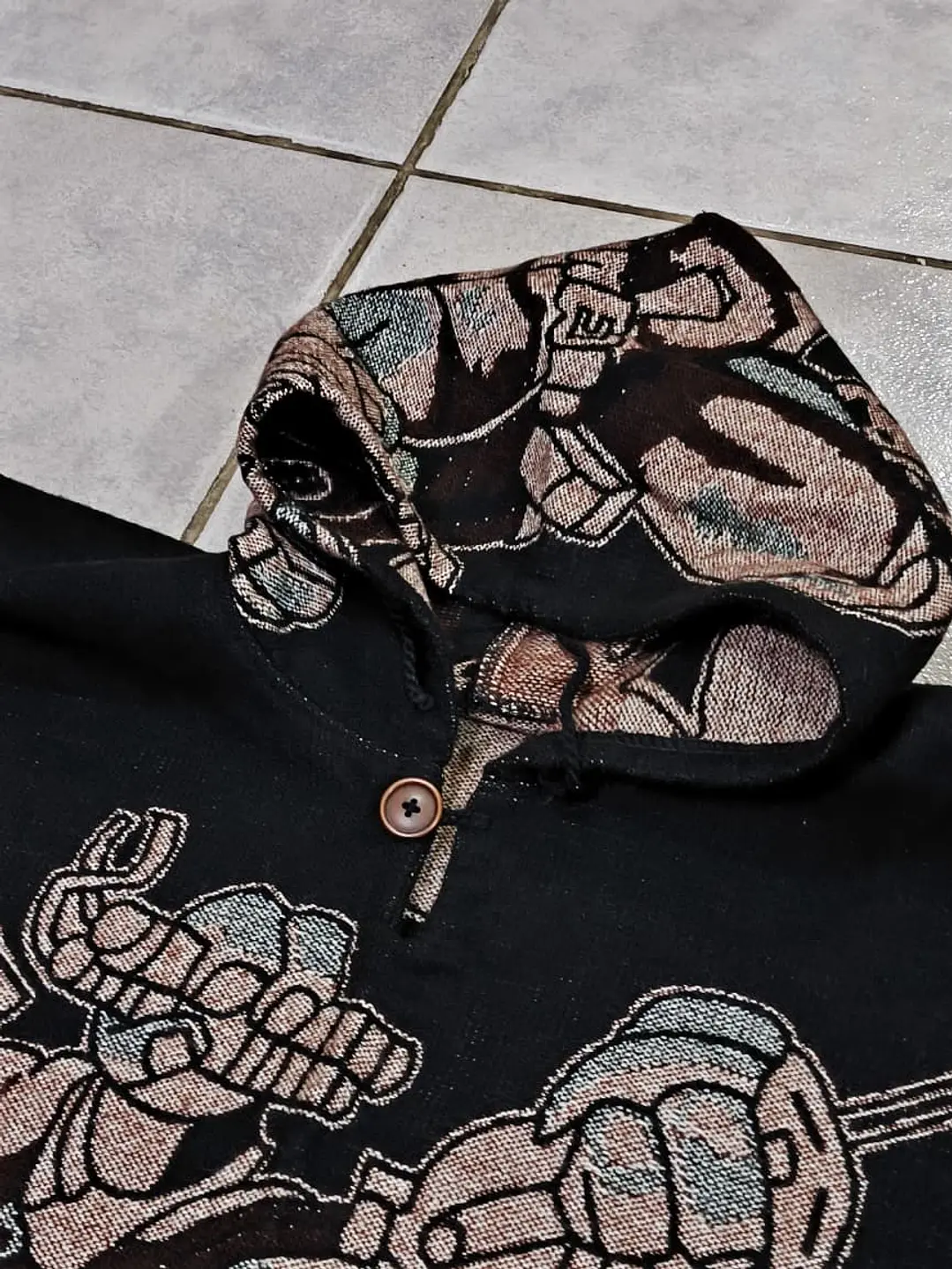 Poncho Las Tortugas Ninjas 2
