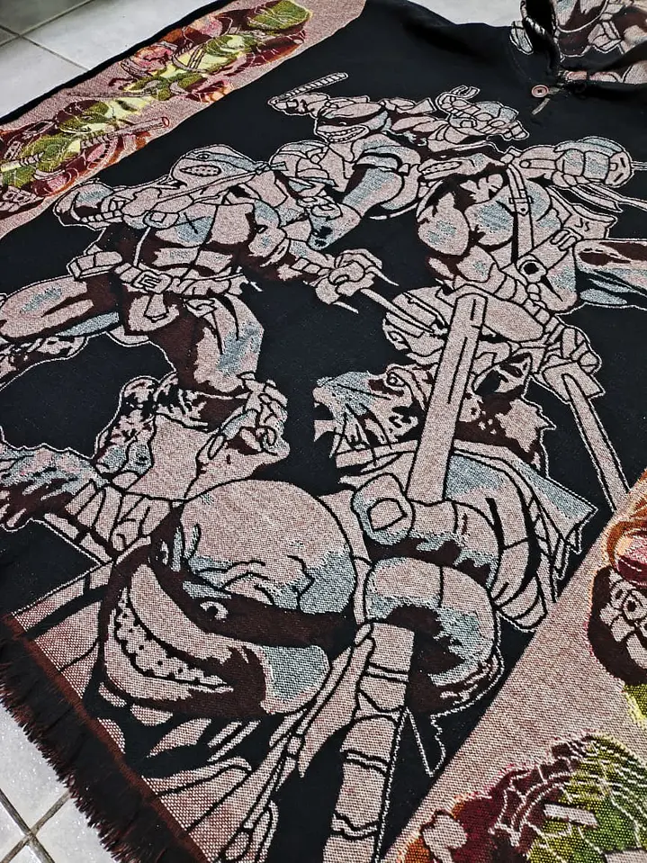 Poncho Las Tortugas Ninjas 3