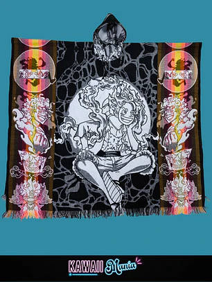 Poncho One Piece Luffy Gear 5 (Dorado)