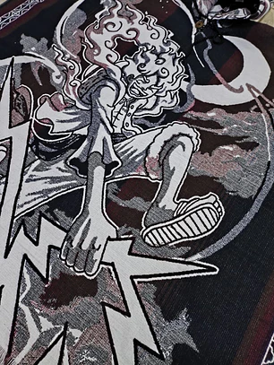 Poncho One Piece Luffy Gear 5 (Rojo) (N°2)