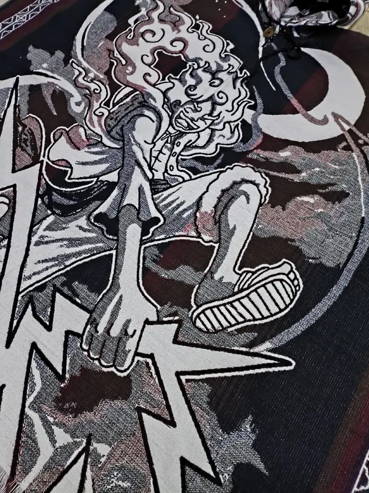 Poncho One Piece Luffy Gear 5 (Rojo) (N°2) 2