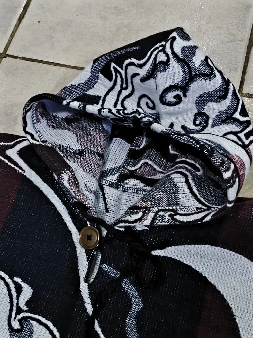Poncho One Piece Luffy Gear 5 (Rojo) (N°2) 3